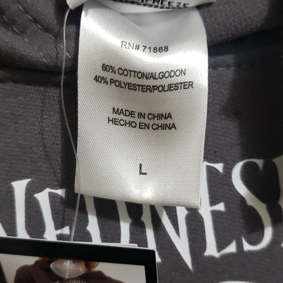 Wednesday Adams Graphic Hoodie Sweatshirt Juniors Size Large - Picture 3 of 5